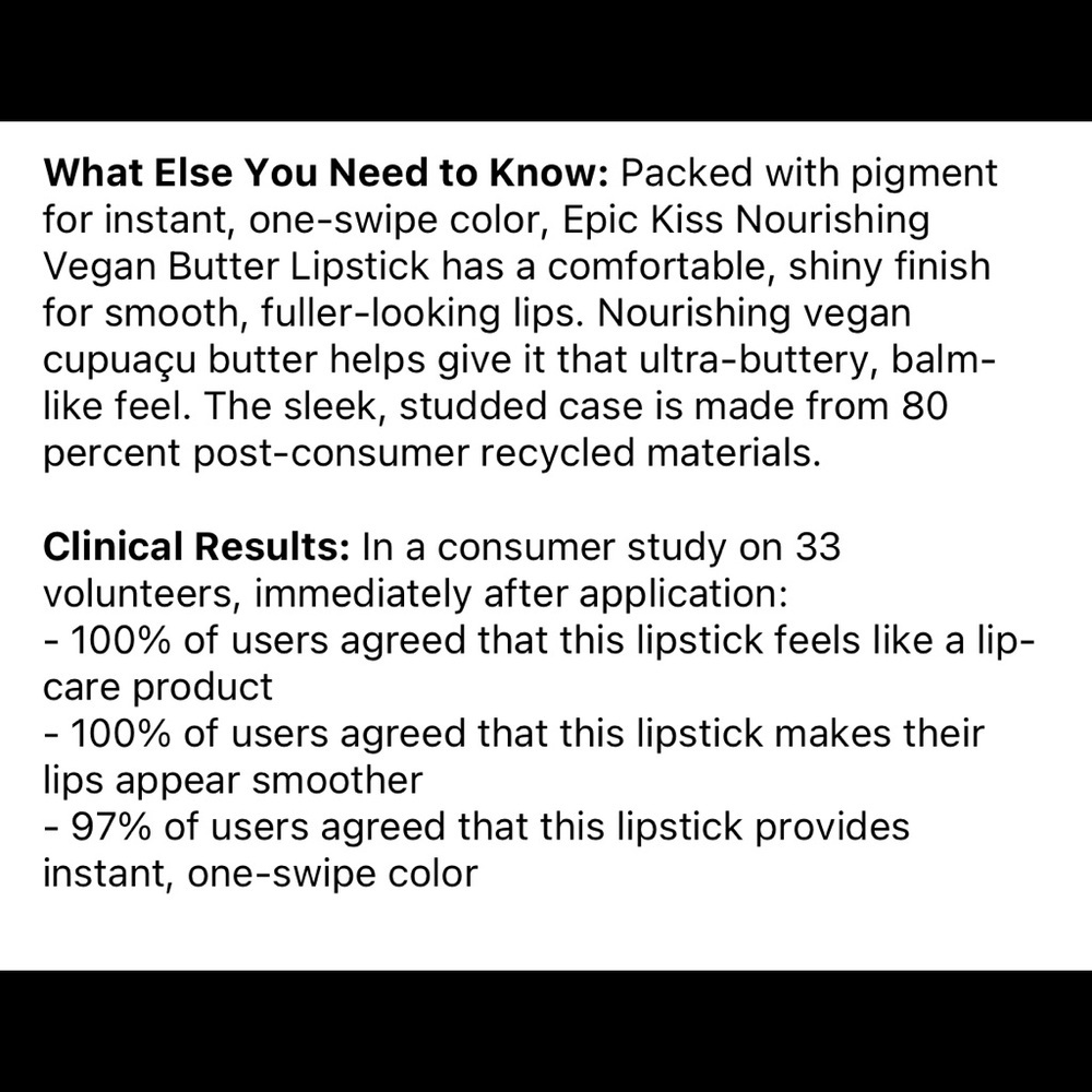 ๐KVD Beauty Epic Kiss Nourishing Vegan Butter Lipstick / Color: The Female Gaze - Picture 10 of 10